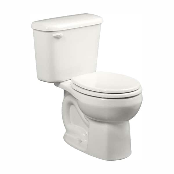 American Standard Colony 10 in. Rough-In 2-piece 1.28 GPF Single Flush Round Toilet in White, Seat Not Included