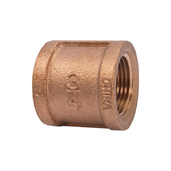 3/4 in. Red Brass Coupling