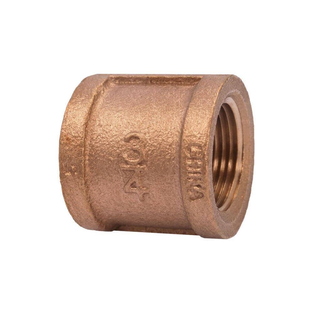 3/4 in. Red Brass Coupling
