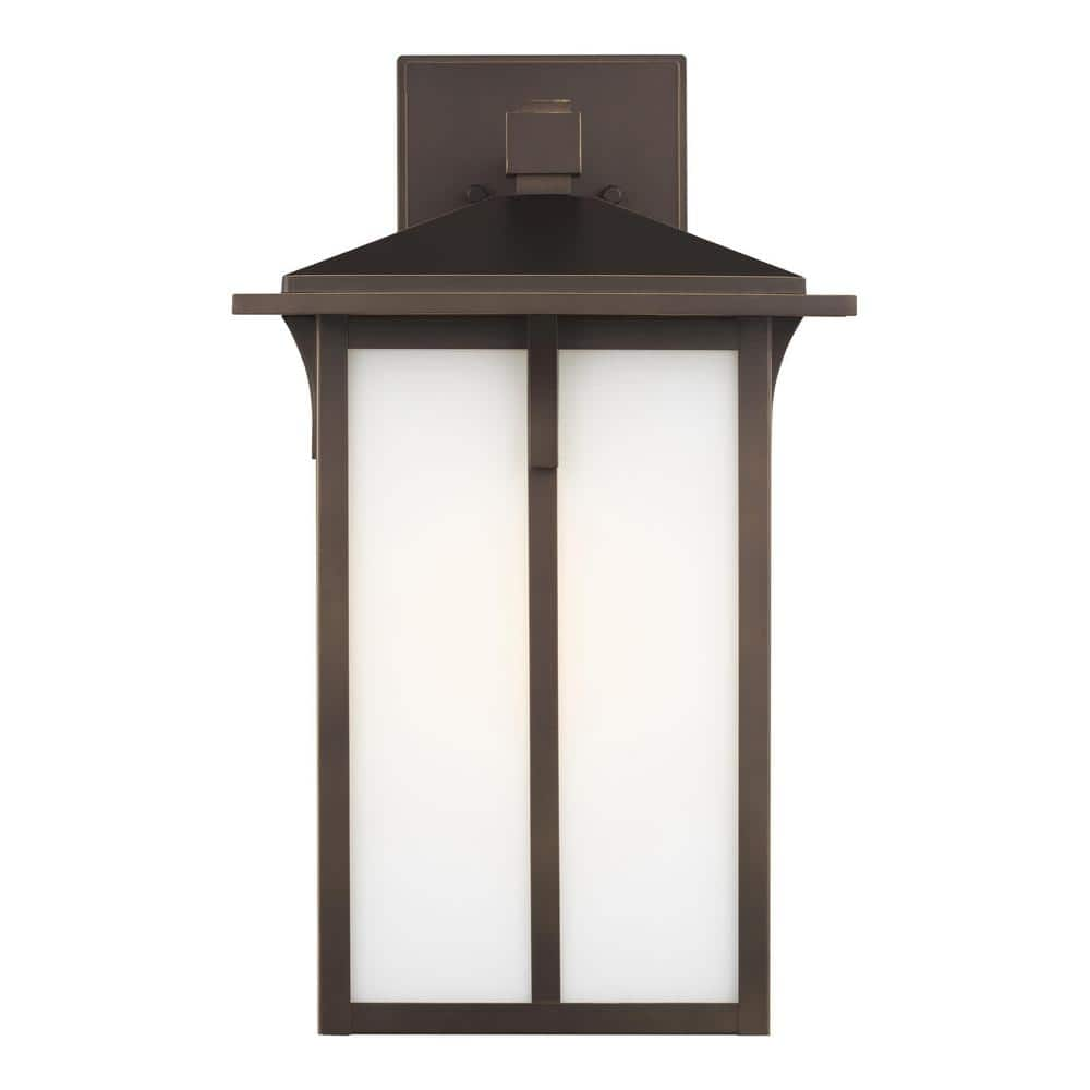 Generation Lighting Tomek 1-Light Antique Bronze Outdoor Wall Lantern