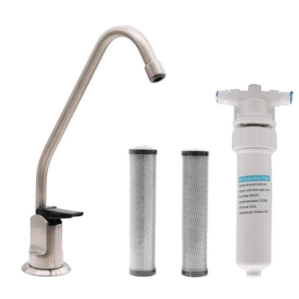 Westbrass 8 in. TouchFlo Style Cold Water Dispenser Faucet Kit with In