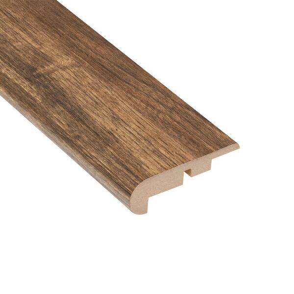 Home Legend Los Feliz Walnut 7/16 in. Thick x 2-1/4 in. Wide x 94 in. Length Laminate Stair Nose Molding