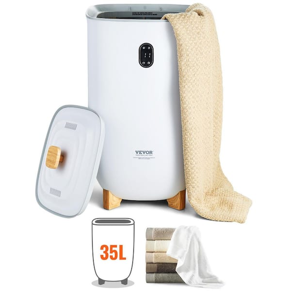Towel Warmer 35L, Towel Warmer Bucket with Drying Modes(2-5h), Heating Mode 20-90 Min Auto Shut Off, LED Screen