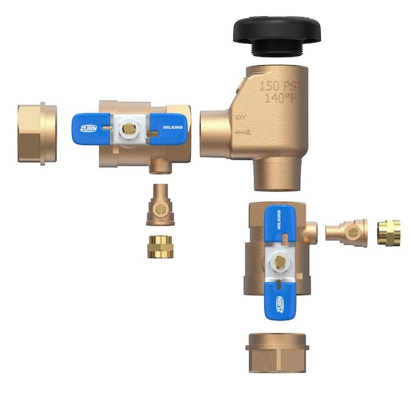 Wilkins 1 in. 710 Pressure Vacuum Breaker Valve Assembly 1-710