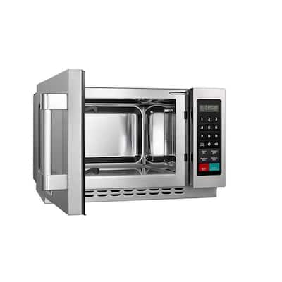 Magic Chef 1.0 cu. ft. Countertop Microwave in Stainless and Black with Air  Fryer MC110AMST - The Home Depot