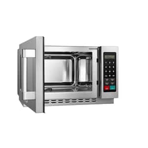 1.2 cu. ft. 1000 Watt Commercial Counter Top Microwave Oven in Stainless Steel