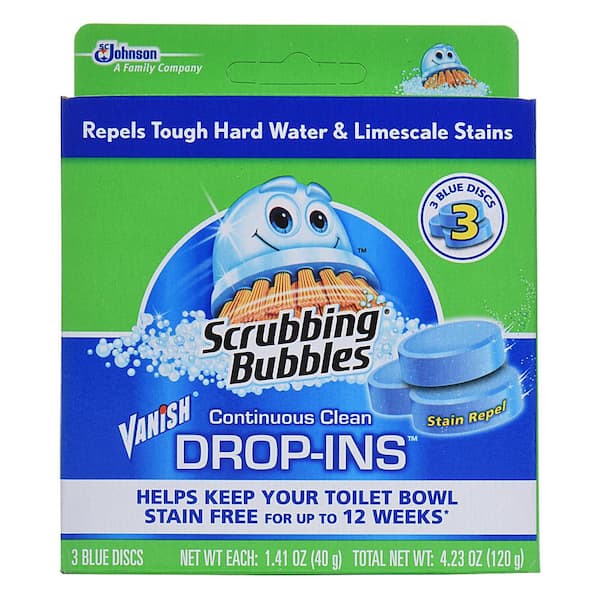 Scrubbing Bubbles Toilet Cleaner Drop Ins (Pack of 3)(Case/6)