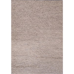 Cordelia Ivory/Beige 5 ft. x 8 ft. Ombre Cottage Hand Knotted Wool Area Rug