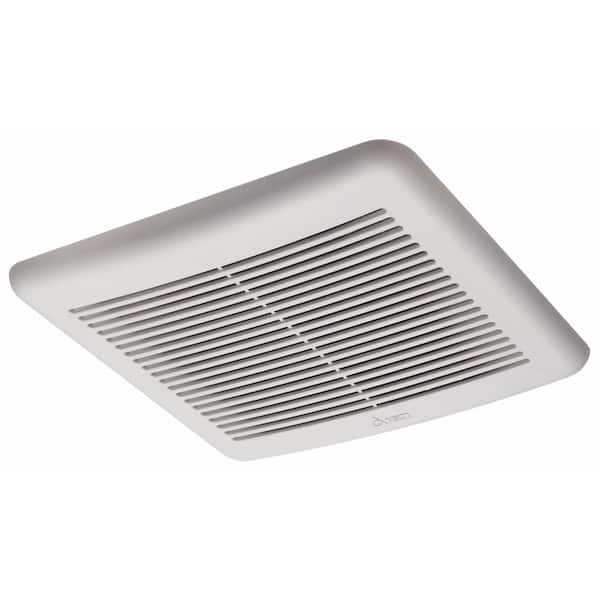 Slim Series 70 CFM Wall or Ceiling Bathroom Exhaust Fan with Humidity Sensor, ENERGY STAR Slim Series 70 CFM Wall or Ceiling Bathroom Exhaust Fan with Humidity Sensor, ENERGY STAR