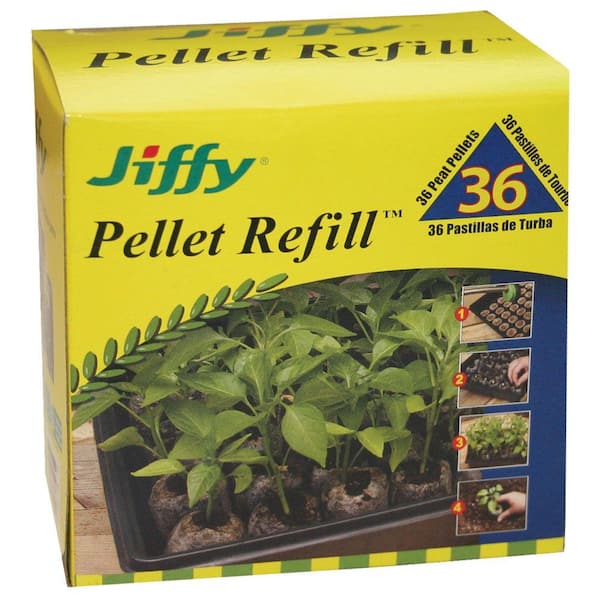 Jiffy 36 mm Peat Pellet Refill (36-Pack)