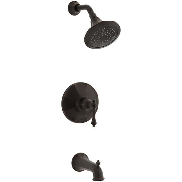 KOHLER Kelston Single Handle 1-Spray 2.0 GPM Tub and Shower Faucet in ...