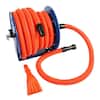 Cen-Tec Industrial Hose Reel and 50 ft. Hose with Adapters for Wet