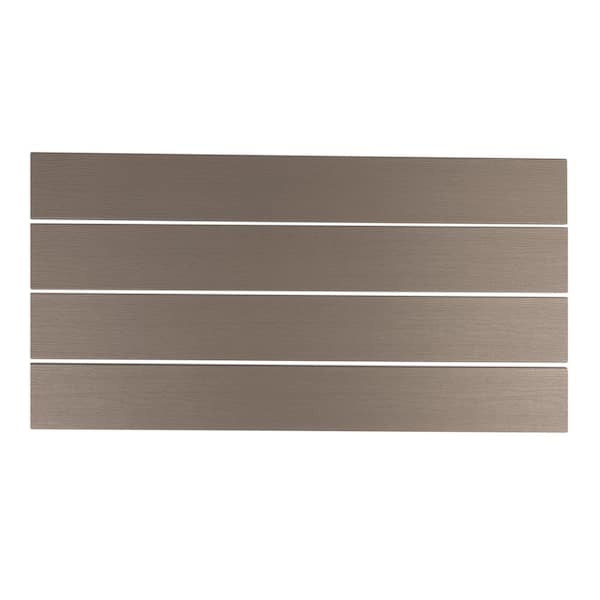 Deckorators Gray Privacy Screen System Infill Boards (4-Pack)