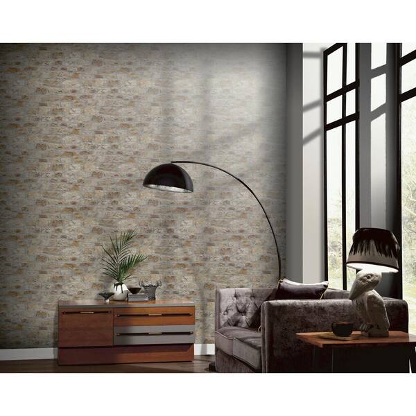 Arthouse Country Stone Wallpaper 696500 - The Home Depot