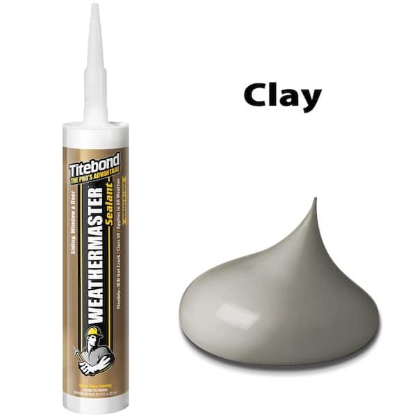 Titebond WeatherMaster 9.5 fl. oz. Clay Exterior Sealant (12-Pack)