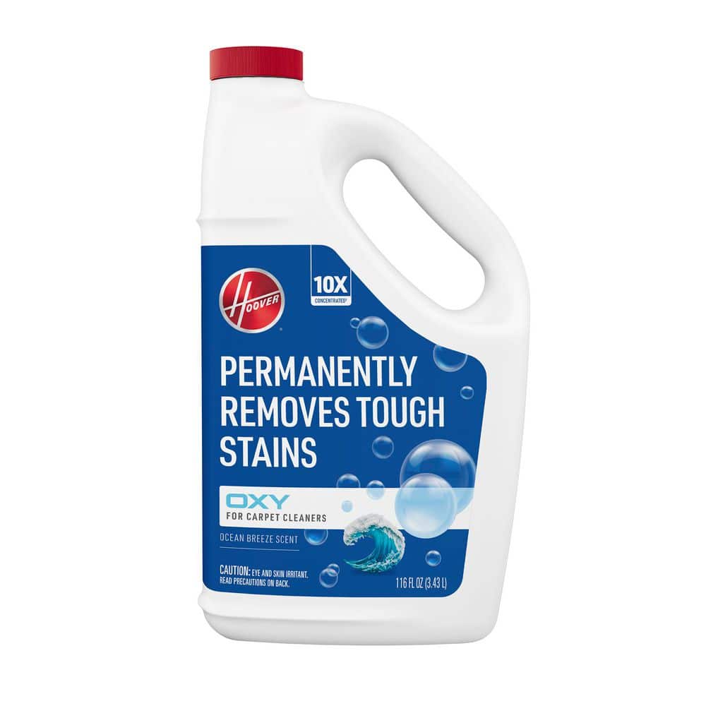 116 oz. Oxy Carpet Cleaner Solution, Ocean Breeze Scent Carpet Formula, Colored Stain Remover for Carpet and Upholstery