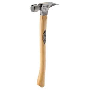 14 oz. Titanium Smooth Face Hammer with 18 in. Straight Hickory Handle