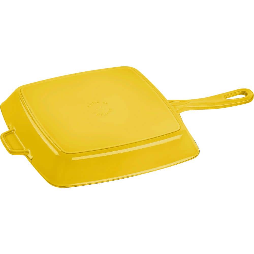 Staub 12" Citron Cast Iron Square Grill Pan