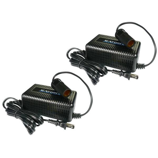 Sunforce AC/DC Power Converter Twin Pack