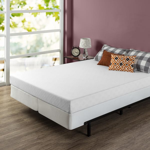 Zinus King-Split 7.5 in. Profile White Metal Box Spring, No 