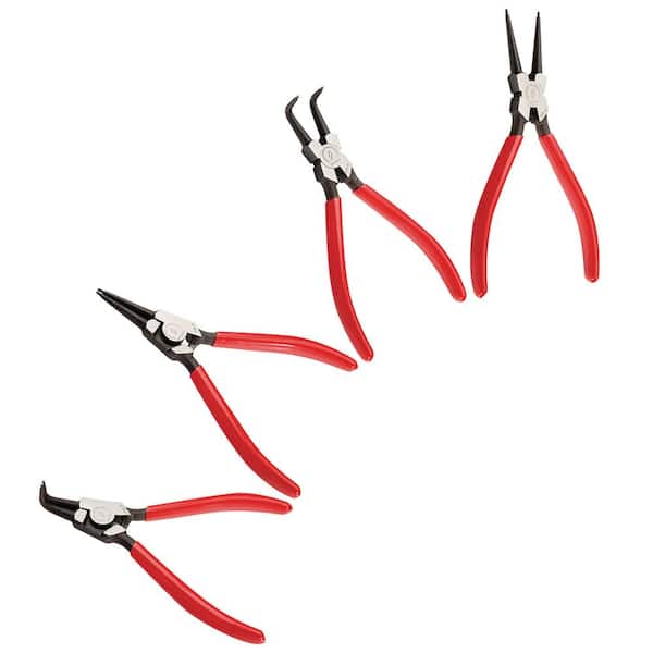 KNIPEX Precision Snap-Ring Pliers Set (4-Piece) 00 20 03 SB - The Home Depot