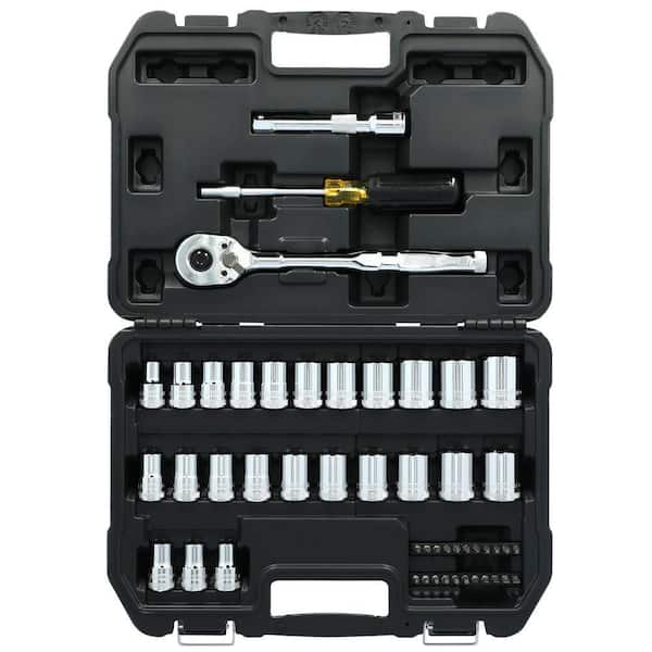 DEWALT TOUGHSERIES 49-Piece Mechanics Tool Set for 1/2 in. Drive
