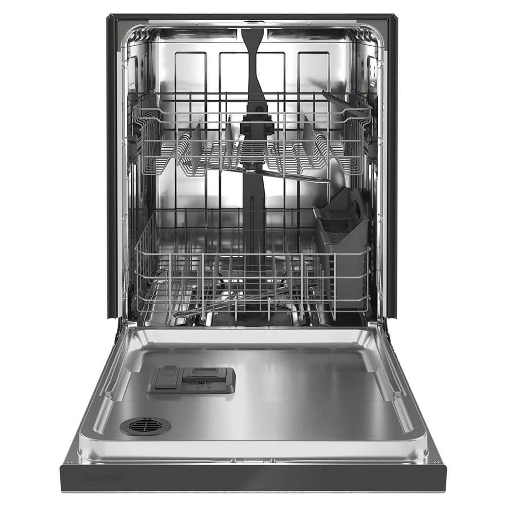 Fingerprint Resistant Stainless Steel Tub Dishwasher with Dual Power Filtration