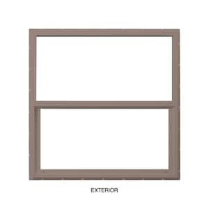 35.5 in. x 35.5 in. Select Series Single Hung Vinyl Clay Window with HPSC Glass with Screen Included