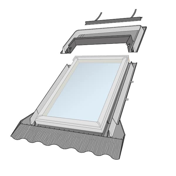 VELUX D06 High-Profile Tile Roof Flashing with Adhesive