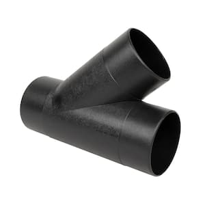 4 in. Y-Fitting Dust Hose Connector for Dust Collection Systems