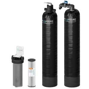 Serene 15 GPM Salt Free Conditioner Whole House Water Treatment System and Pleated Sediment Pre-Filter