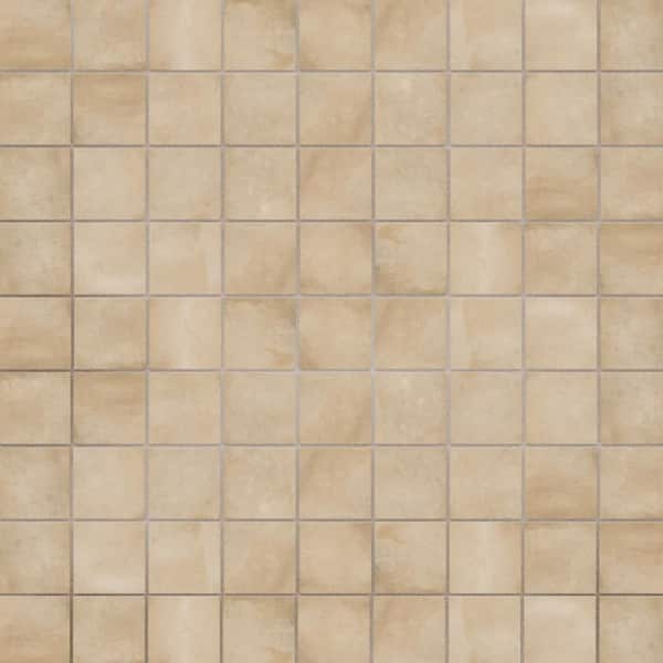 Laverton Taco Beige 2 in. x 2 in. Porcelain Floor and Wall Tile (0.5 sq. ft./Case)