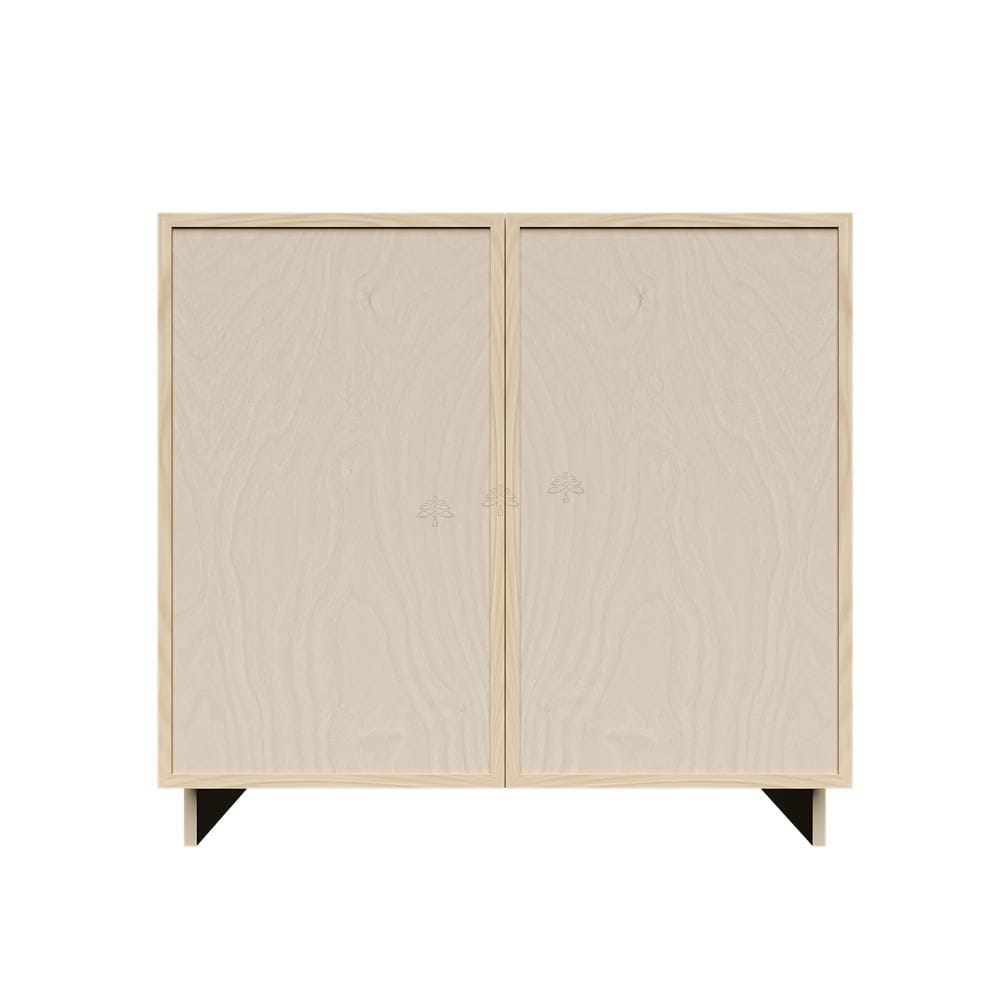 Slim Shaker 24 in. Full-Height Door Sink Base Bath Vanity Cabinet without Top in Natural Wood Assembled price history on PriceWatchPro