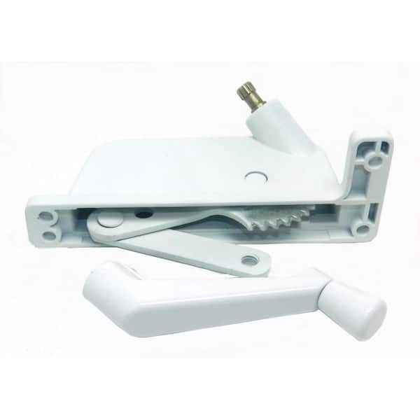 Barton Kramer Binnings/Pan American 2-1/2 in. White Aluminum Right-Hand Awning Window Operator