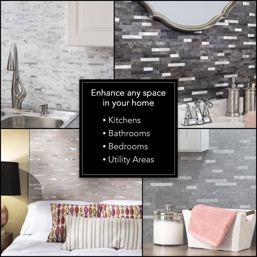 Ancient Cork Peel and Stick Composite Wall Tile