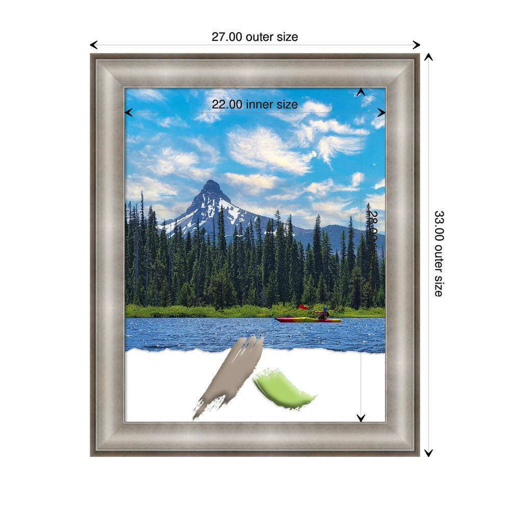 Imperial Silver 22x28 Polystyrene Wall Picture Frame