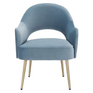Dublyn Light Blue Upholstered Side Chairs