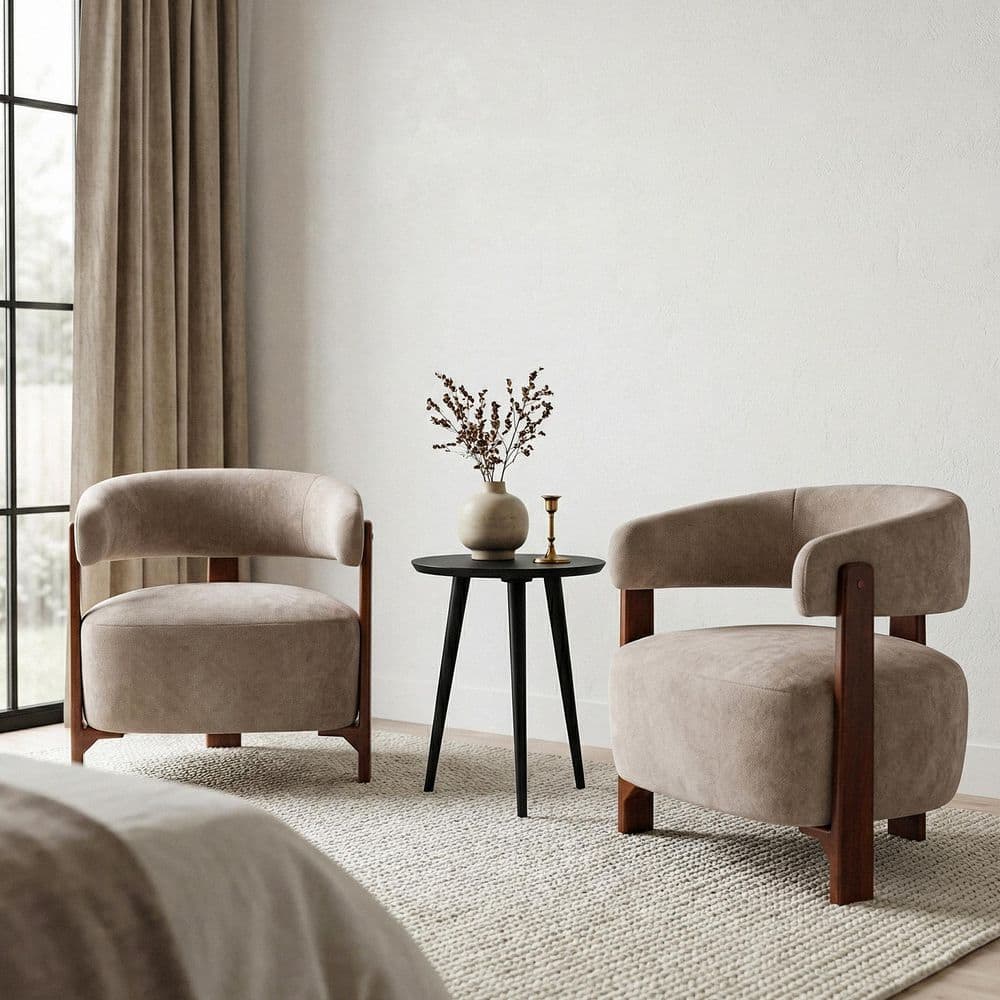 CHRISTOPHER KNIGHT HOME Bach Modern Light Brown Plus Walnut