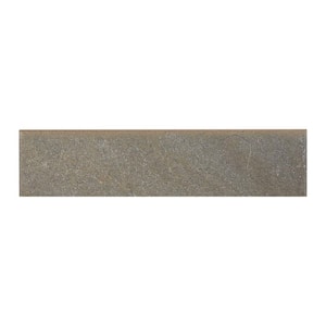 Ayers Rock Rustic Remnant 3 in. x 13 in. Glazed Porcelain Bullnose Floor and Wall Tile (0.32 sq. ft. / piece)