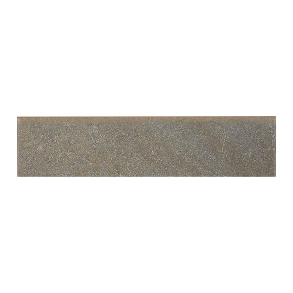 Daltile Ayers Rock Rustic Remnant 3 in. x 13 in. Glazed Porcelain Bullnose Floor and Wall Tile (0.32 sq. ft. / piece)