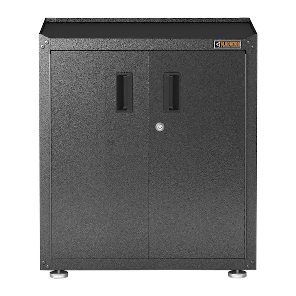 Gladiator Ready-to-Assemble Steel Freestanding Garage Cabinet in Hammered Granite (28 in. W x 31 in. H x 18 in. D)