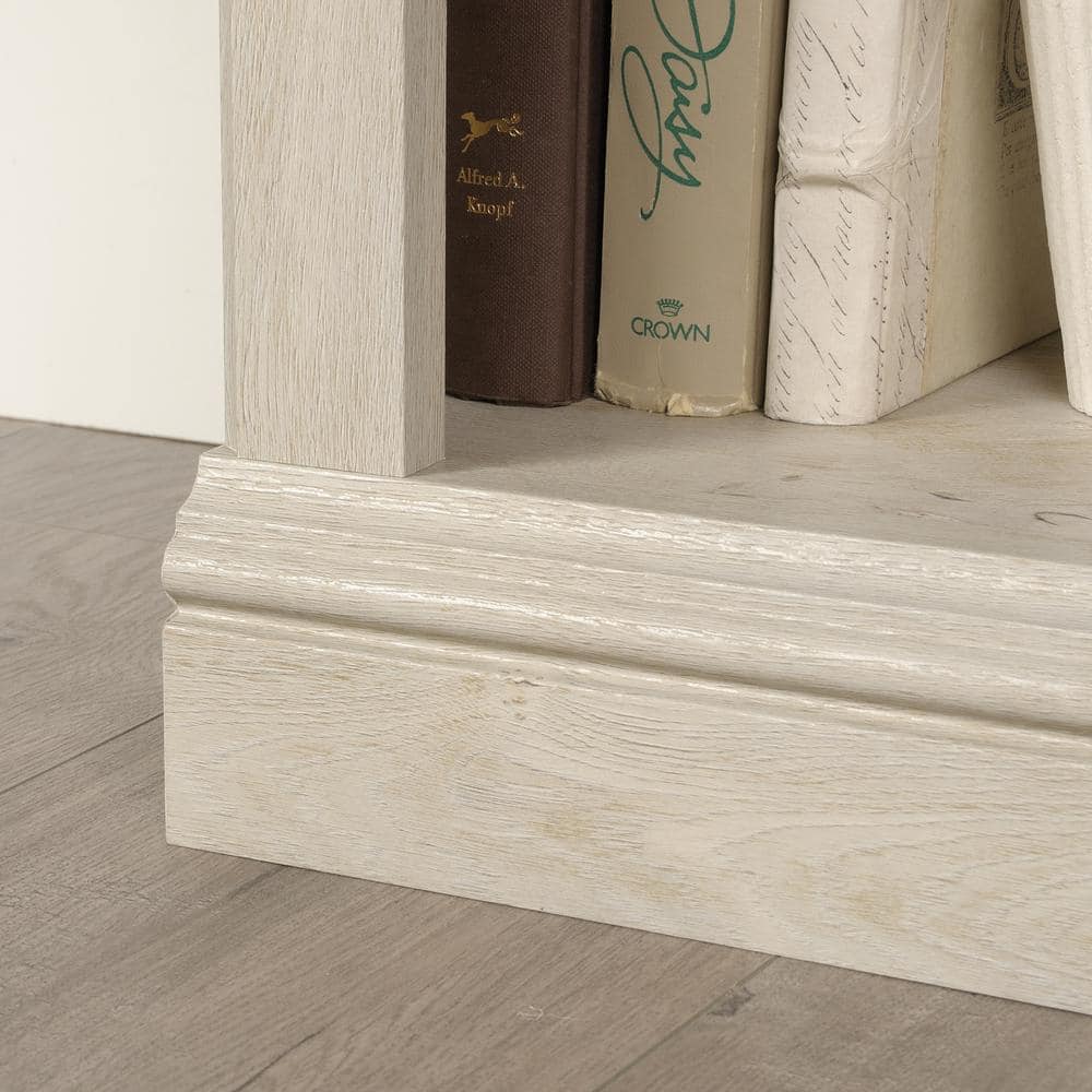 Chalked Chestnut 5-Shelf Adjustable Wood Bookcase