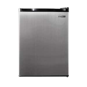 20 in. 4.5 cu. ft.110V Compact Refrigerator in Stainless with Reversible Door