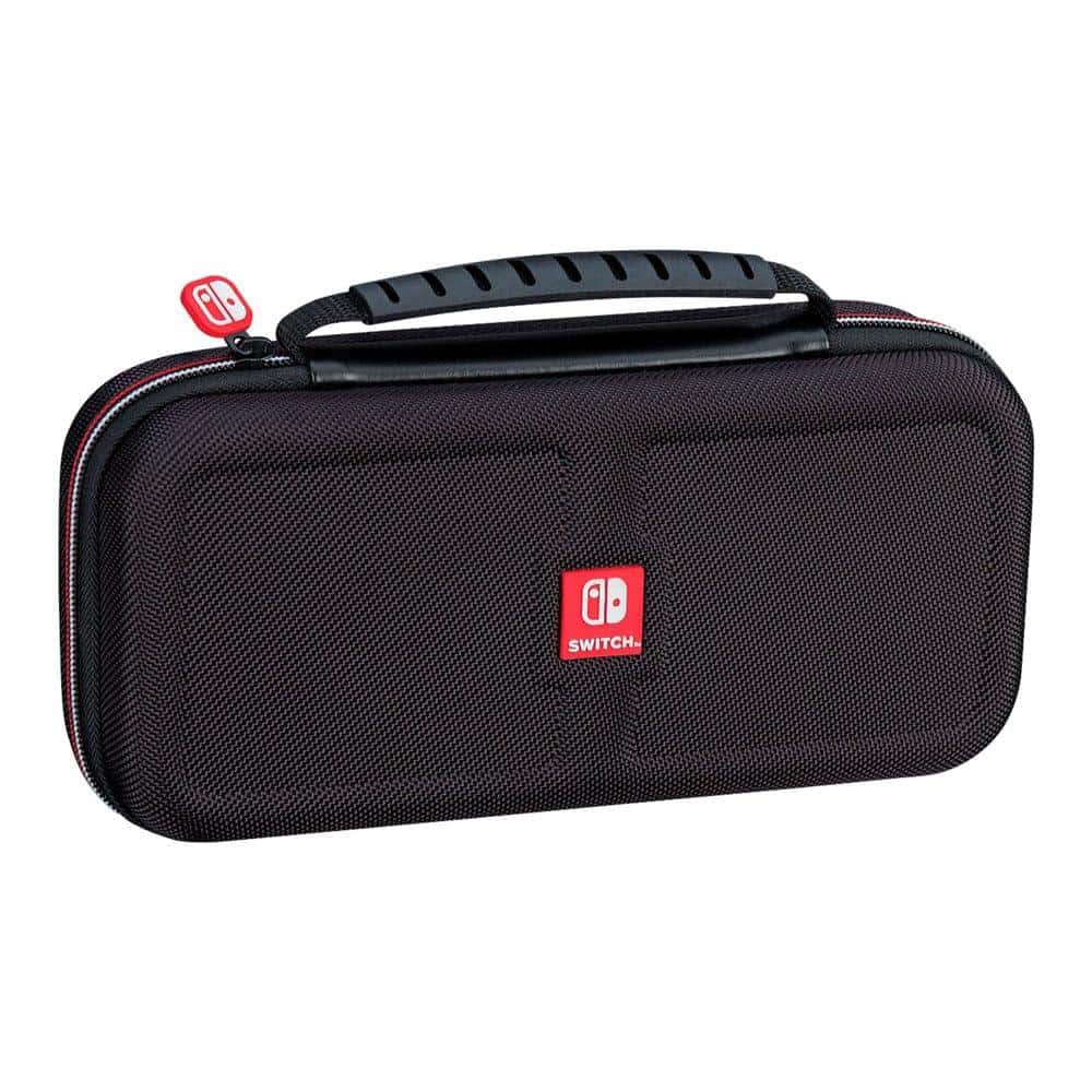 Game Traveler OLED Case Ballistic Nylon with Viewing Stand, Handle & Bonus 