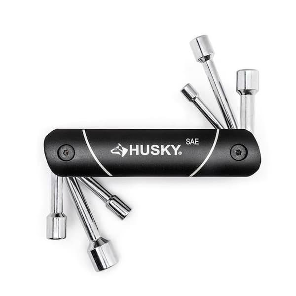 SAE Folding Nutdriver Set (6-Piece)