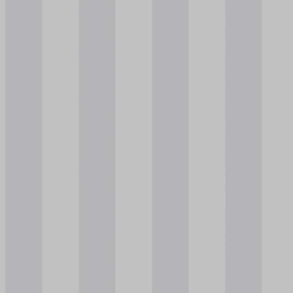 Unbranded Smart Stripes 3 Metallic Silver Matte/Shiny Emboss Stripe Sheen Finish Non-Pasted Vinyl on Non-Woven Wallpaper Sample