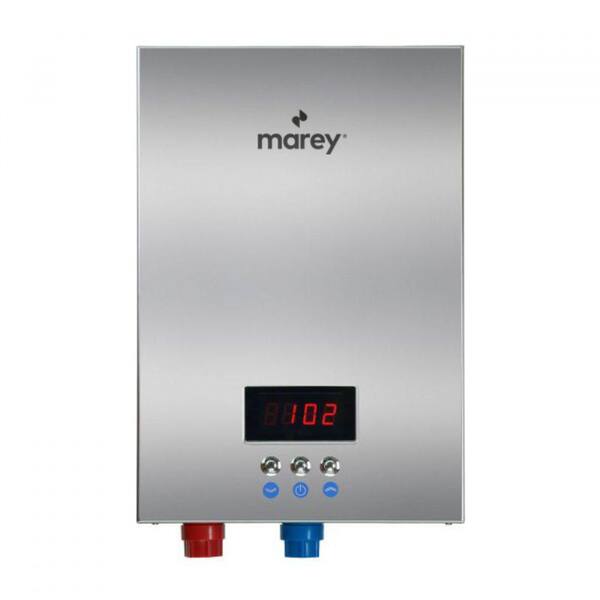 MAREY - 18 kW, 4.4 GPM ETL Certified 220-Volt Self-Modulating Residential Multiple Points of Use Tankless Electric Water Heater