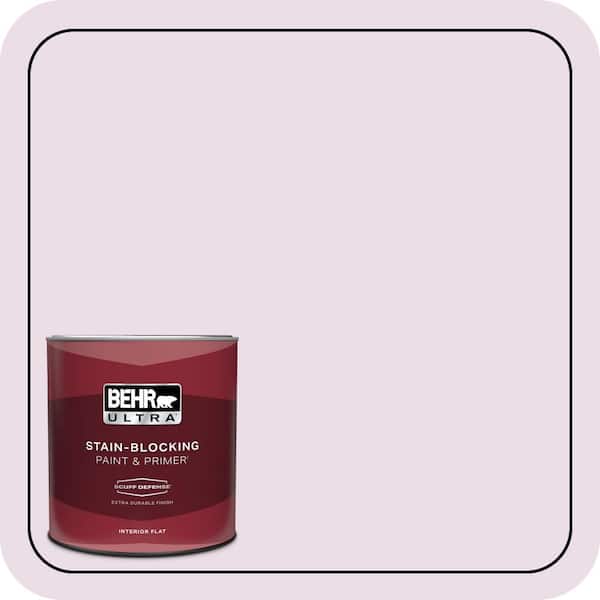 BEHR ULTRA 1 qt. #680C-2 Wing Flutter Extra Durable Flat Interior Paint & Primer