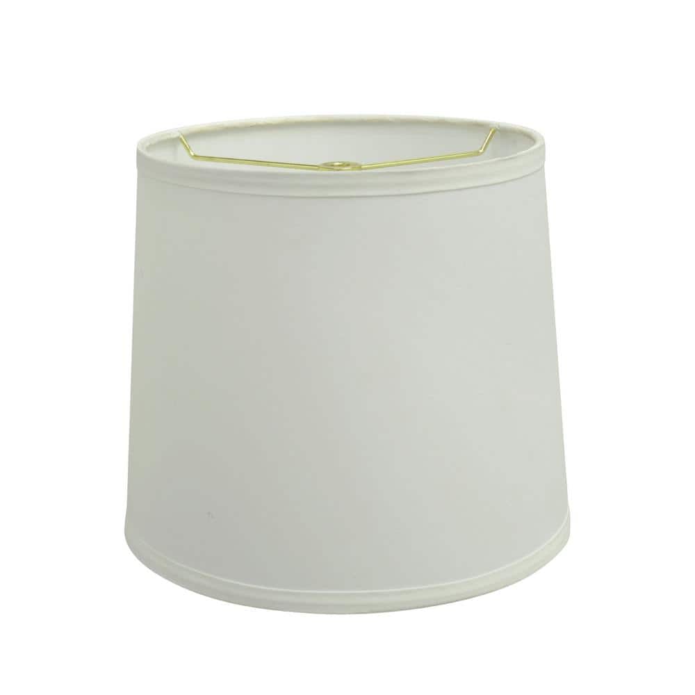 Off-White Tetoron Cotton Empire Lamp Shade, 10.5" Wide