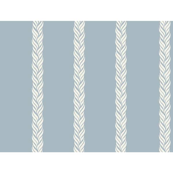 Braided Stripe Blue Wallpaper